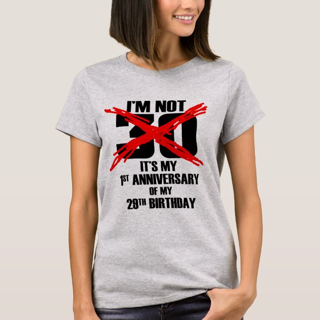 KRW First Anniversary of 29th Birthday T-Shirt (Front)