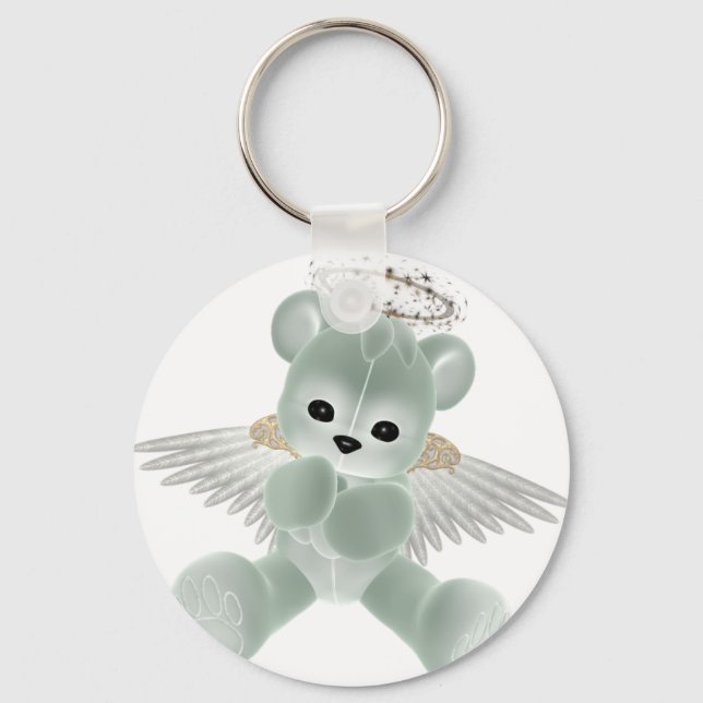 KRW Guardian Angel Bear Key Ring (Front)