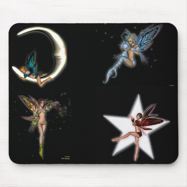 KRW Heavenly Bodies Faeries Mouse Pad (Front)