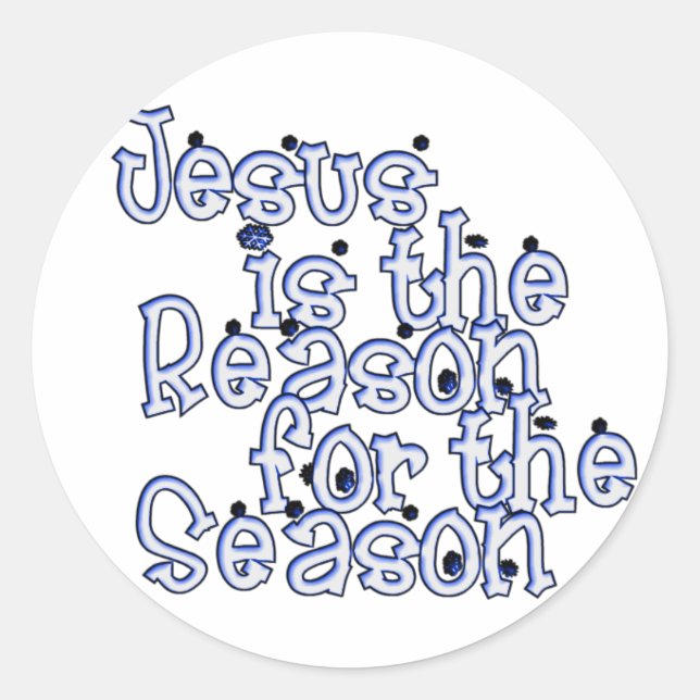 KRW Jesus is the Reason for the Season Stickers (Front)