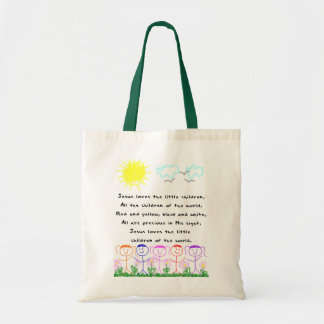 KRW Jesus Loves the Little Children Tote Bag