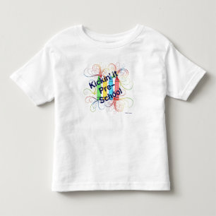 KRW Kickin' It Pre-School Crayons Grunge Toddler T-Shirt