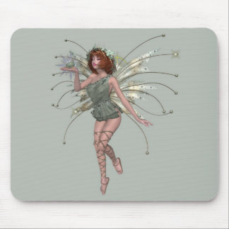KRW Kiss the Frog Red Head Faery Mousepad