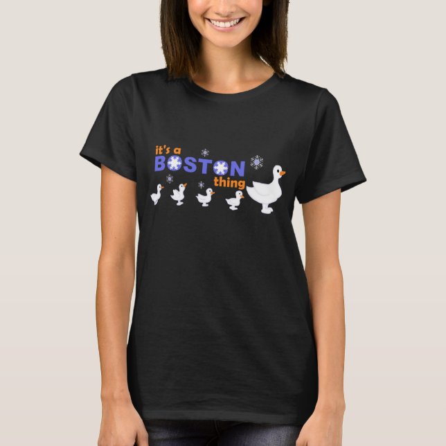 KRW Make Way for Snowmen Boston Long Sleeve Tee (Front)
