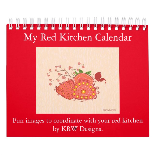 KRW My Red Kitchen Calendar (Cover)