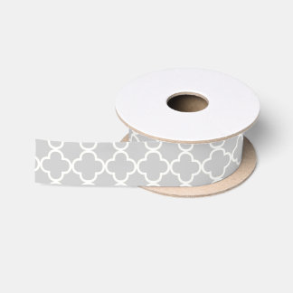 KRW Park Avenue Ribbon Grey Satin Ribbon