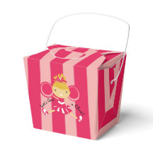 KRW Pink Cheerleader Party Take Out Favour Box