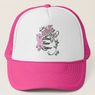 KRW Pink Ribbon Survivor Trucker Hat