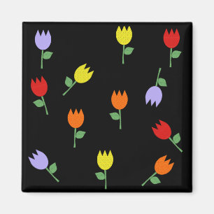 KRW Pretty Tulips Magnet