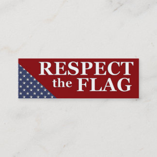 KRW Respect the Flag USA Pride Card