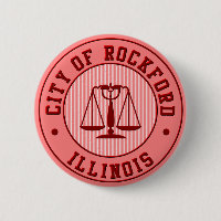 KRW Rockford Peach Baseball Team Pin