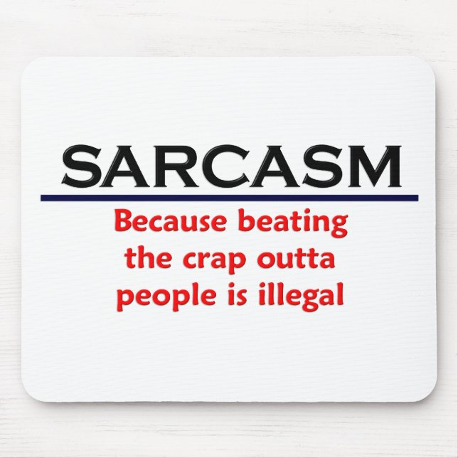 KRW Sarcasm Funny Joke Mouse Pad (Front)