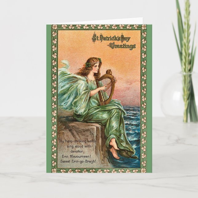 KRW St Patricks Greetings Card (Front)