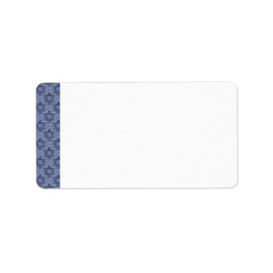 KRW Star of David Blank Address Label