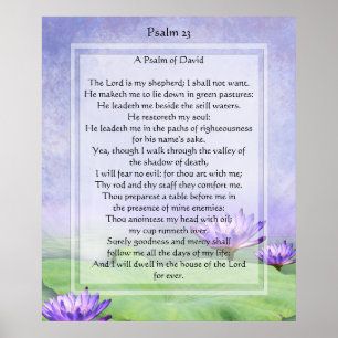 KRW The Lord is My Shepherd Psalm 23 Print