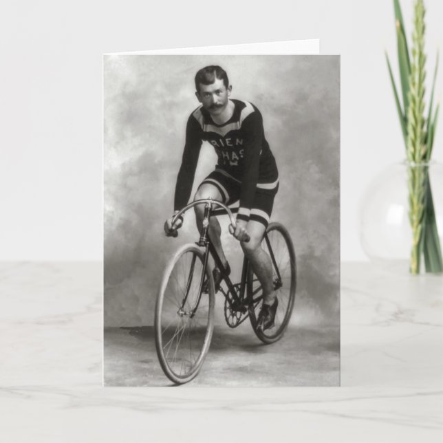 KRW Vintage Cyclist Card (Front)