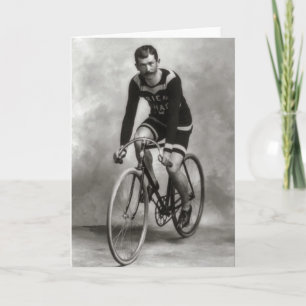 KRW Vintage Cyclist Card