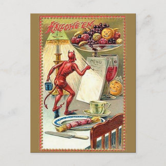 KRW Vintage Halloween Postcard