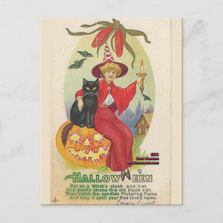 KRW Vintage Halloween Postcard