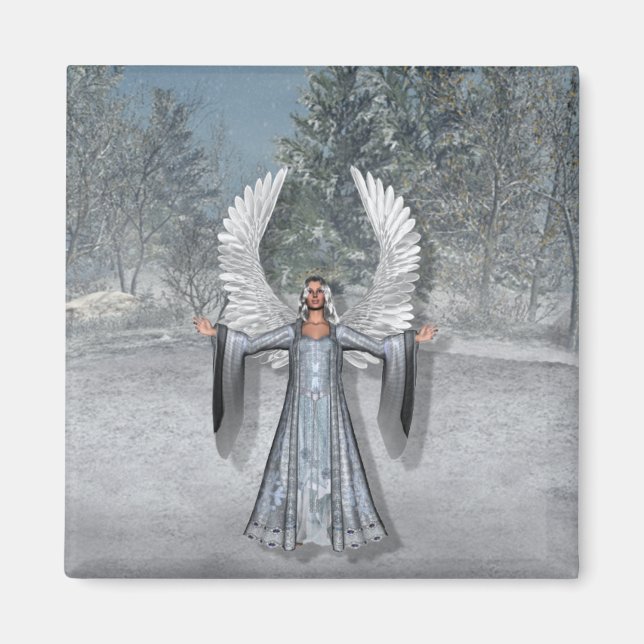 KRW Winter Angel Magnet (Front)