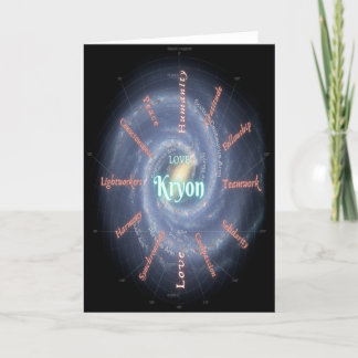 Kryon Galaxy Folded Holiday Card