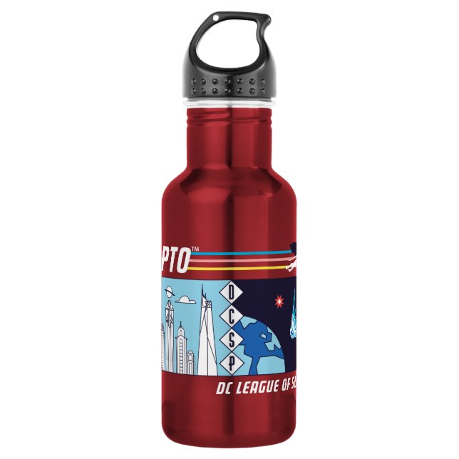 Krypto Outer-Space to Metropolis 532 Ml Water Bottle (Front)