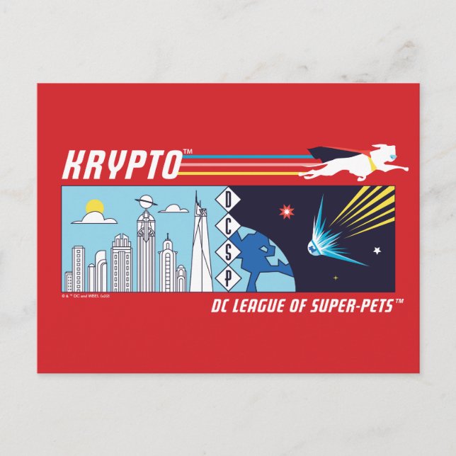 Krypto Outer-Space to Metropolis Postcard (Front)