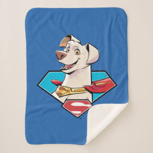 Krypto S-Shield Graphic Sherpa Blanket
