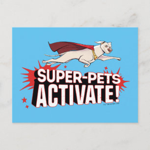 Krypto: Super-Pets Activate! Postcard