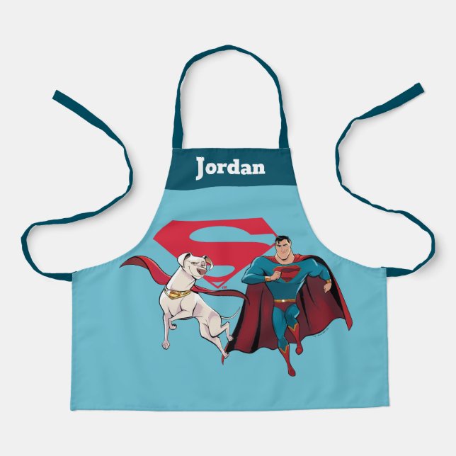 Krypto & Superman Apron (Front)