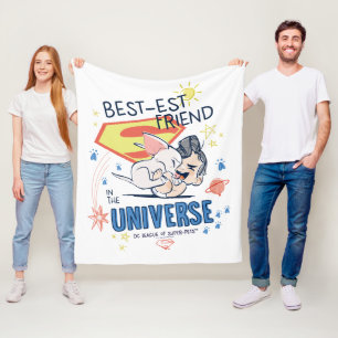 Krypto & Superman: Best-est Friend in the Universe Fleece Blanket