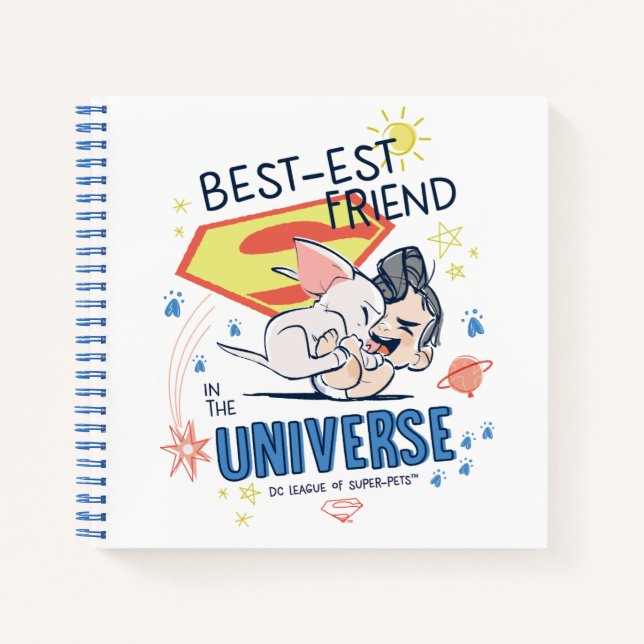 Krypto & Superman: Best-est Friend in the Universe Notebook (Front)