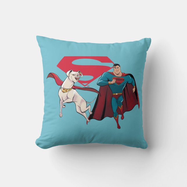 Krypto & Superman Cushion (Front)