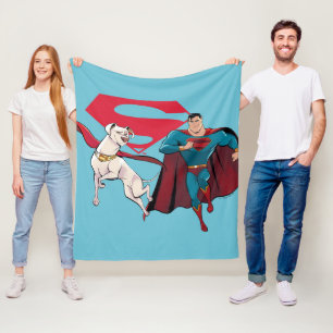 Krypto & Superman Fleece Blanket