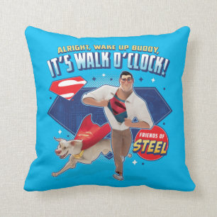 Krypto & Superman - It's Walk O'Clock! Cushion