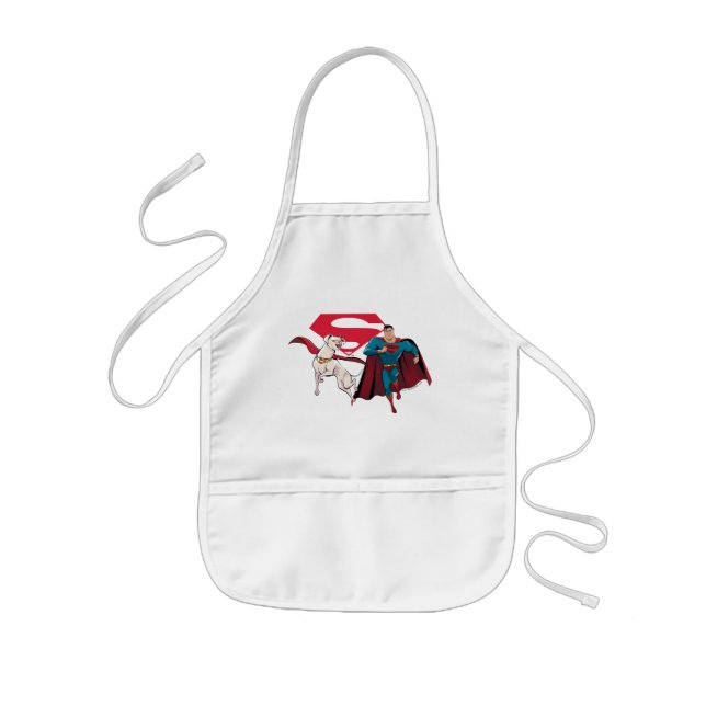 Krypto & Superman Kids Apron (Front)