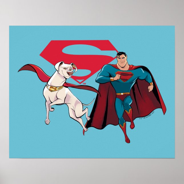 Krypto & Superman Poster (Front)