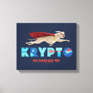 Krypto The Super-Dog Canvas Print
