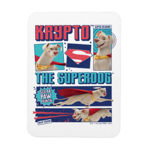 Krypto The Super-Dog Comic Panels Magnet