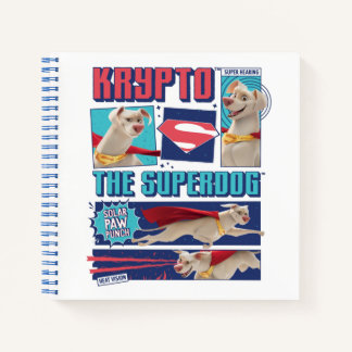Krypto The Super-Dog Comic Panels Notebook