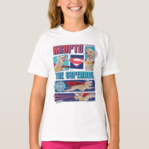 Krypto The Super-Dog Comic Panels T-Shirt