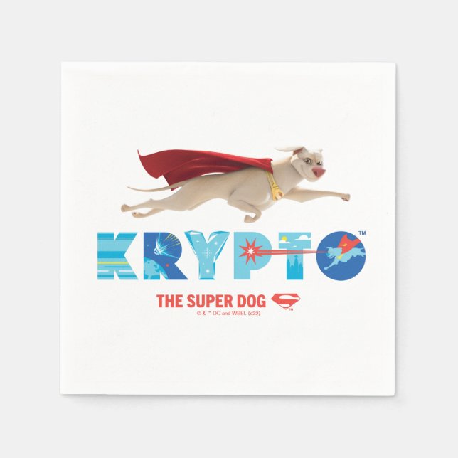 Krypto The Super-Dog Napkin (Front)