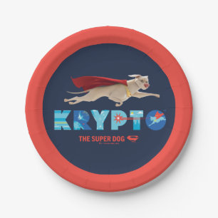 Krypto The Super-Dog Paper Plate