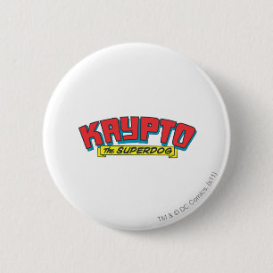 Krypto the superdog 6 cm round badge