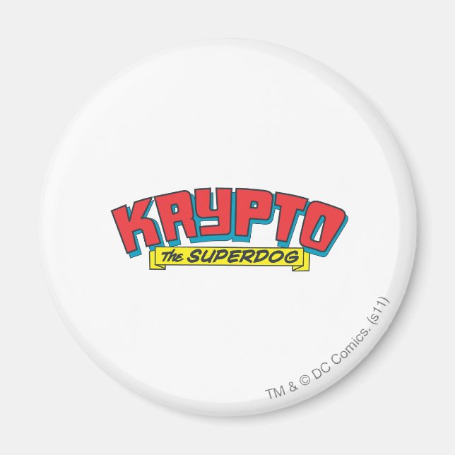 Krypto the superdog magnet (Front)