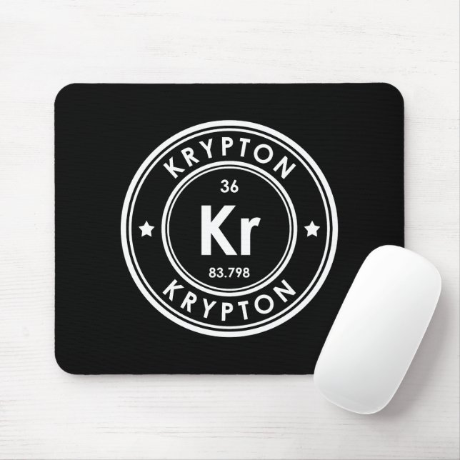 Krypton Element Black Mouse Pad (With Mouse)