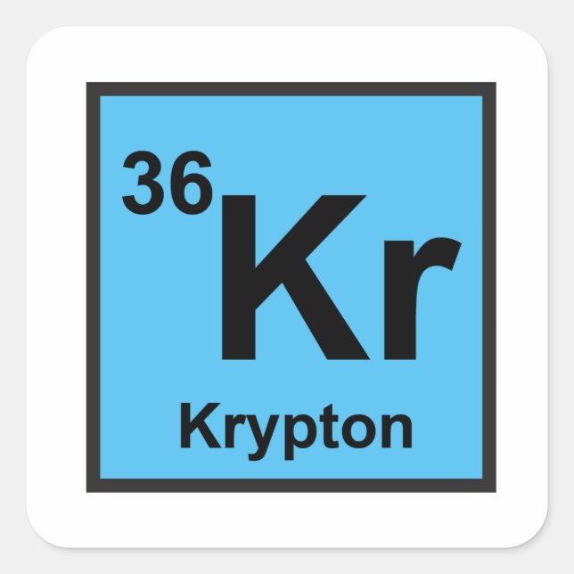 Krypton Sticker (Front)