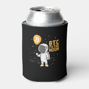 Kryptowährung Bitcoin Astronaut BTC to The Moon Can Cooler