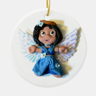 Krystal Angel I Ceramic Tree Decoration