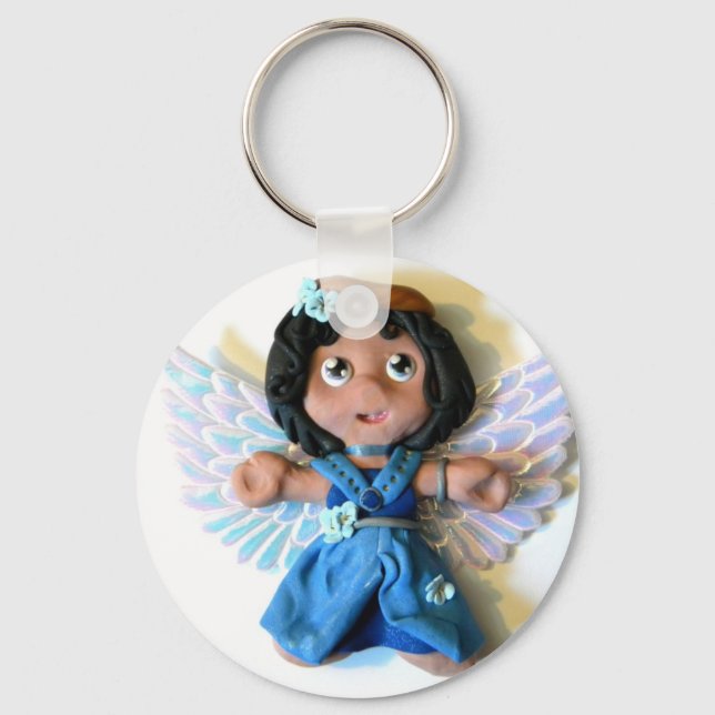 Krystal Angel I Key Ring (Front)